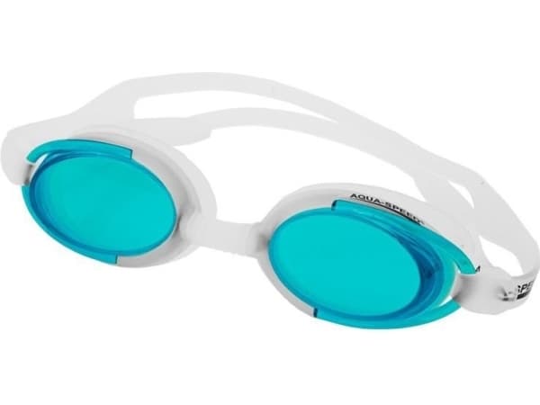 SVØMMEBRILLE AQUA-SPEED MALIBU hvit/blå 29 /008