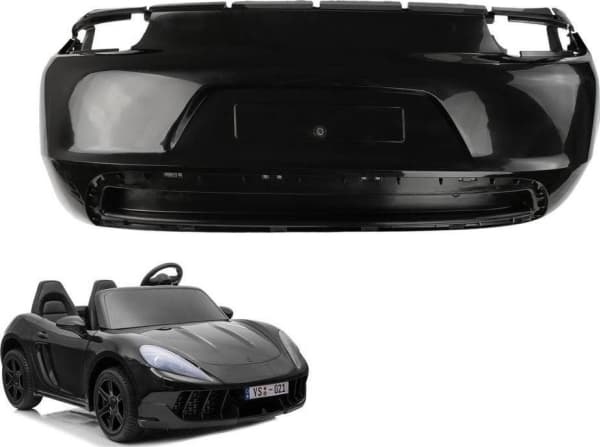 Lean Cars takapuskuri Perfecta ajoneuvoon YSA021 musta