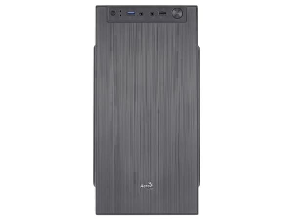 AeroCool CS-108-S-BK-v1 - MT - micro ATX - ingen strømforsyning (ATX) - svart - USB/lyd