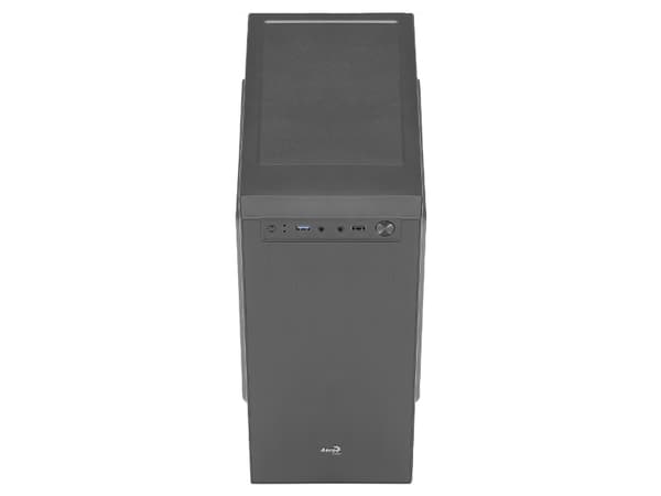 AeroCool CS-108-S-BK-v1 - MT - micro ATX - ingen strømforsyning (ATX) - svart - USB/lyd