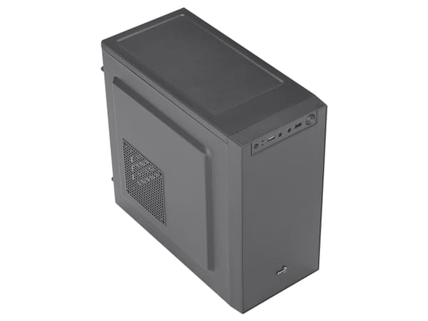 AeroCool CS-108-S-BK-v1 - MT - micro ATX - ingen strømforsyning (ATX) - svart - USB/lyd