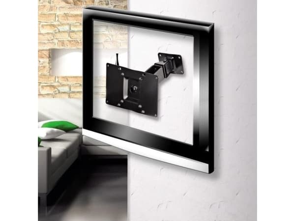 Hama LCD Wall Bracket, VESA 200x100, black, 25 kg, Musta