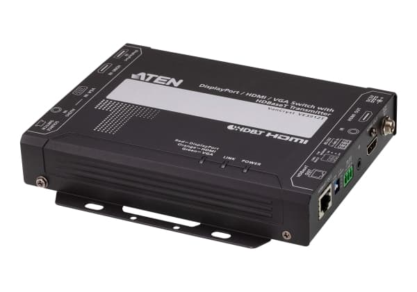 ATEN VE3912T-AT-G AV-forlenger AV-sender Sort