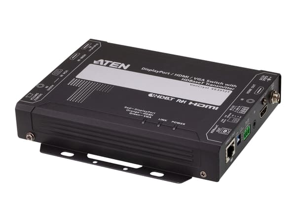 ATEN VE3912T-AT-G AV-forlenger AV-sender Sort
