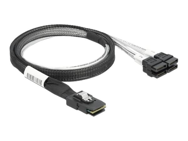 Delock - Kontrollerkort (RAID) - 4 Kanal - SATA 6Gb/s - låg profil - RAID 0, 1, 10 - PCIe 2.0 x4
