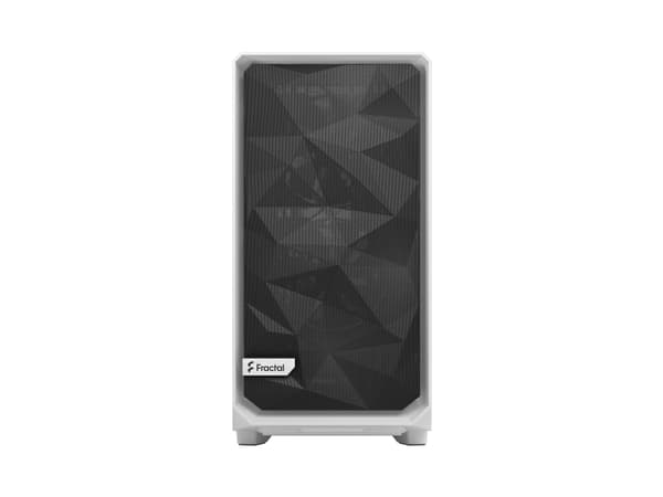 Fractal Design Meshify 2 Lite - Tower - utökad ATX - genomskinlig sidopanel (härdat glas) - ingen strömförsörjning (ATX) - vit TG genomskinlig ton -