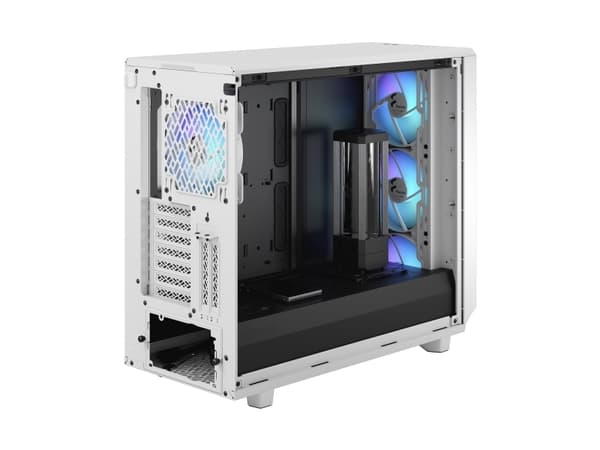 Fractal Design Meshify 2 RGB - Tower - utvidet ATX (E-ATX) - sidepanel med vindu (herdet glass) - ingen strømforsyning (ATX) - hvit TG-klar fargetone