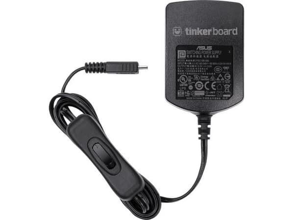 ASUS - Strømadapter - 15 watt - svart - for ASUS Tinker Board 2, Tinker Board 2S