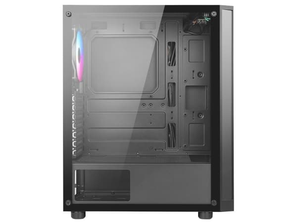 Azza Spectra, Midi Tower, PC, Musta, ATX, ITX, mikro ATX, Kumi, Terästä, Karkaistu lasi, Sininen, Vihreä, Punainen