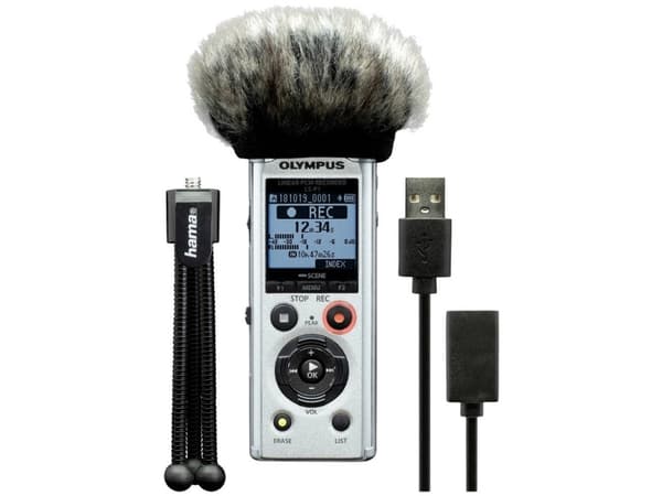 Olympus Digital Voice Recorder Ls-P1 Podcaster Kit Recording Time Max