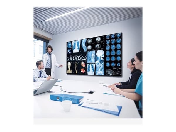 Samsung QH75B, Digitaalinen litteä infotaulu, 190,5 cm (75"), VA, 3840 x 2160 pikseliä, Wi-Fi, 24/7