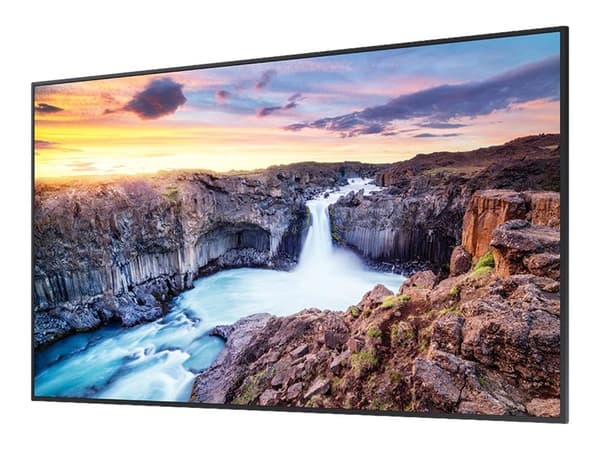 Samsung QH75B - 75" Diagonalklasse QHB Series LED-bakgrunnsbelyst LCD-skjerm - intelligent skilting - Tizen OS - 4K UHD (2160p) 3840 x 2160 Sort