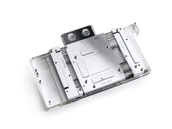 Bitspower Classic VGA, Vattenblock, Svart, Silver, Transparent, 3-pin, 1/4", ASUS TUF Gaming GeForce RTX 3070, 144,2 mm