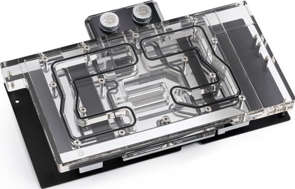 Bitspower Classic VGA, Vattenblock, Svart, Silver, Transparent, 3-pin, 1/4", ASUS TUF Gaming GeForce RTX 3070, 144,2 mm