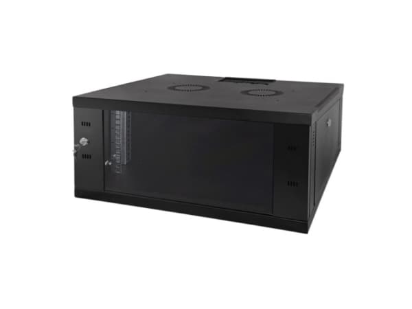 Alantecin ripustettava 19" 4U-kaappi (SW-4U-600-450-N-DSJ-OP-RP-F-C)