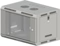 Miniatyrbilde 3 av 5: ALANTEC - Skap - veggmonterbar - grå - 9U - 19"