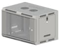 Miniatyrbilde 5 av 5: ALANTEC - Skap - veggmonterbar - grå - 9U - 19"