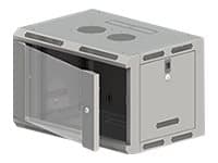 ALANTEC - Skap - veggmonterbar - grå - 9U - 19"
