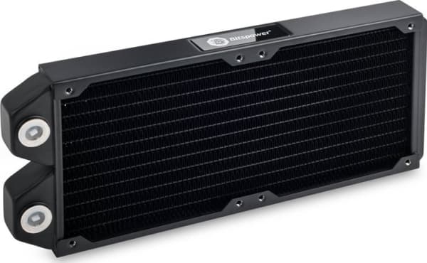 Bitspower Tarasque II 240S, Radiatior, Cooper, Sort, 1/4", 120 mm, 273,5 mm, 273,5 mm