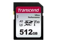Transcend 340S - Flashminnekort - 128 GB - A2 / Video Class V30 / UHS-I U3 - SDXC UHS-I