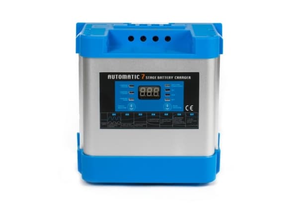 AZO Digitaalinen 24V verkkovirtalaturi BC-20 PRO 10A akuille (230V/24V) LCD 7-portainen lataus LCD-näyttö