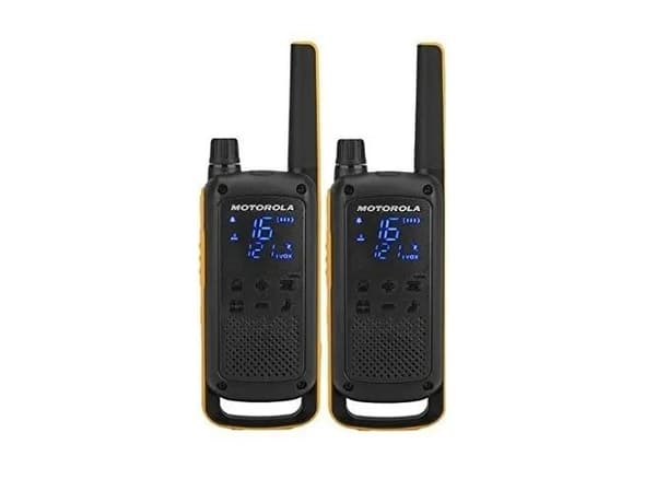 Motorola Talkabout T82 Extreme Twin Pack radiopuhelin 16 kanavaa Musta, Oranssi