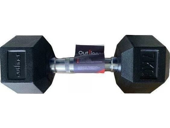 Outliner-painopaino YLDB35 kumitettu 1 x 7 kg
