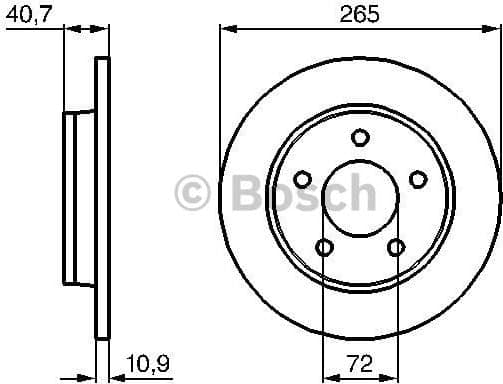 BREMBO Brake Disc BP4Y26251B