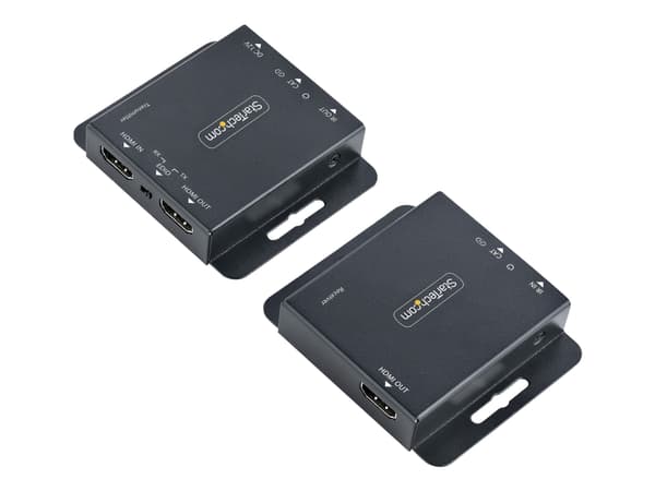 StarTech.com HDMI Extender over CAT6/CAT5, 4K 30Hz/130ft (40m) or 1080p 60Hz/230ft (70m) Video Extender, 4K HDMI over Ethernet Extender, PoC HDMI Tra
