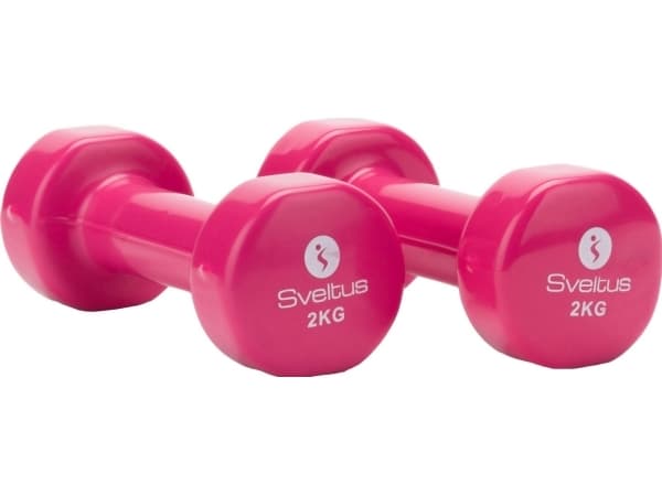 SKO käsipainot 1182 vinyyli 2 x 2 kg