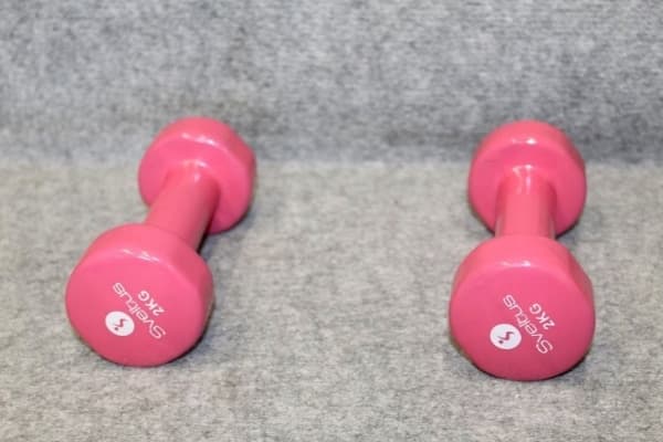 SKO käsipainot 1182 vinyyli 2 x 2 kg