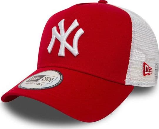 New Era New York Yankees Clean A Frame Trucker keps röd och vit (11588488)
