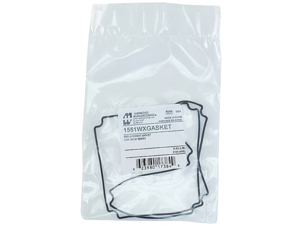 Hammond Electronics 1551WXGASKET Tætning Silikone Sort (B x H) 80 mm x 80 mm 2 stk