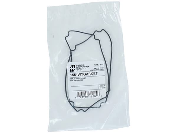Hammond Electronics 1551WYGASKET Tætning Silikone Sort (B x H) 50 mm x 100 mm 2 stk