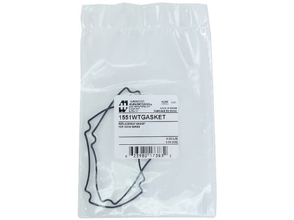 Hammond Electronics 1551WTGASKET Tætning Silikone Sort (B x H) 60 mm x 60 mm 2 stk