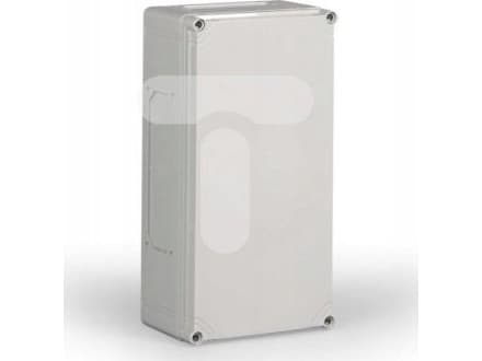 Ensto Cubo O-hus 200x400x132mm ABS glatte sider grått deksel OABP204013G