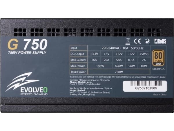Evolveo G750 750W virtalähde (E-G750R)