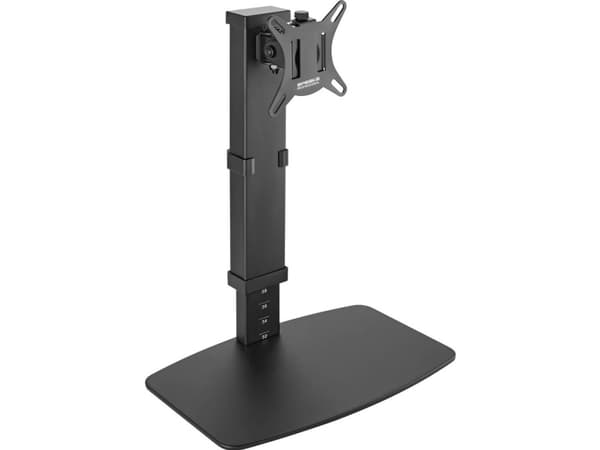 SpeaKa Professional SP-TMS-200 Enkel Skærm-bordbeslag 43,2 cm (17) - 81,3 cm (32) Sort Højdeindstilling, Kan vippes og svinges