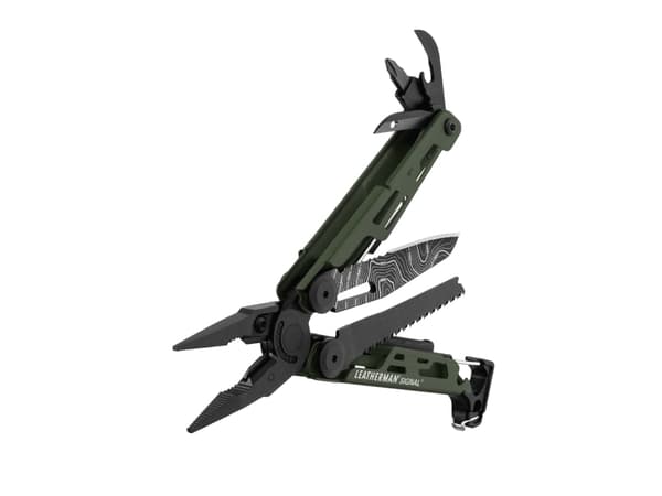 Leatherman Signal - Flerformålsverktøy - 19 deler - 11.43 cm (closed), 17.14 cm (open), 1.6 cm (overall thickness) - inn sheath