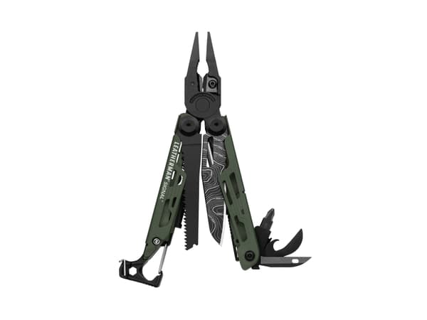 Leatherman Signal - Flerformålsverktøy - 19 deler - 11.43 cm (closed), 17.14 cm (open), 1.6 cm (overall thickness) - inn sheath