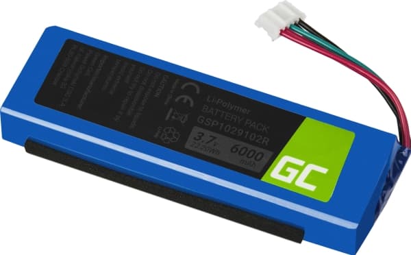 Green Cell - Batteri - Li-pol - 6000 mAh - 22.2 Wh - for JBL Charge 2, 2 Plus