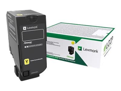 Lexmark - Gul - original - tonerpatron - for Lexmark CS827de, CX827de