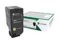 Miniatyrbilde 1 av 4: Lexmark - Gul - original - tonerpatron - for Lexmark CS827de, CX827de