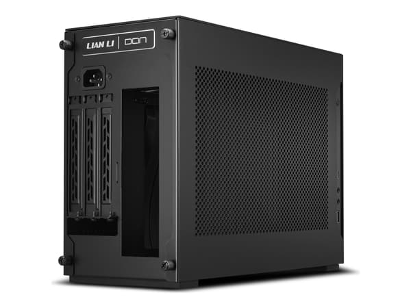 Lian Li A4-H20 X4 - Litet hölje - mini ITX - ingen strömförsörjning - mattsvart, eloxerad svart - USB/ljud