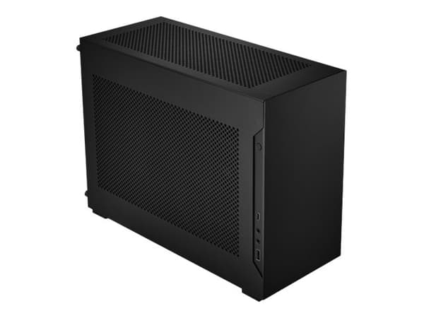 Lian Li A4-H20 X4 - Litet hölje - mini ITX - ingen strömförsörjning - mattsvart, eloxerad svart - USB/ljud