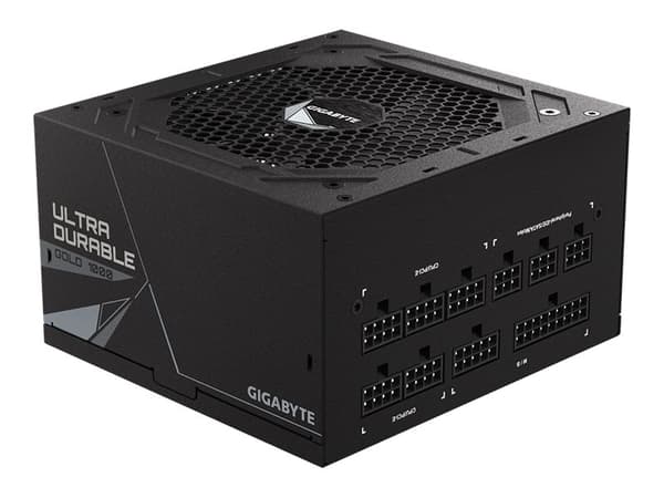 Gigabyte UD1000GM - Strømforsyning (intern) - ATX12V 2.31/ EPS12V - 80 PLUS Gold - AC 100-240 V - 1000 Watt - aktiivinen PFC musta