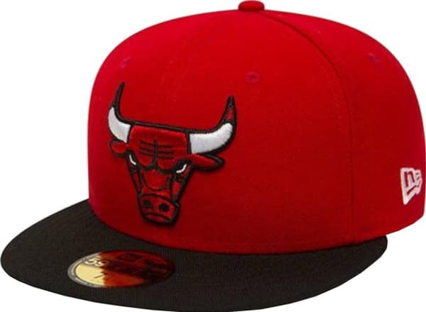 New Era New Era Chicago Bulls NBA Basic Cap 10861624 Czerwone 7 1/4