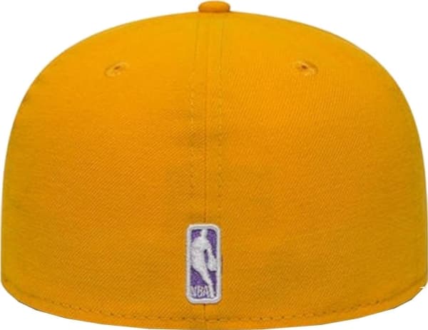 New Era New Era Los Angeles Lakers NBA Basic Cap 10861623 Yellow 7 1/4