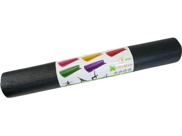 Yogamatte EB FIT sklisikker 170x60x3mm svart 587900
