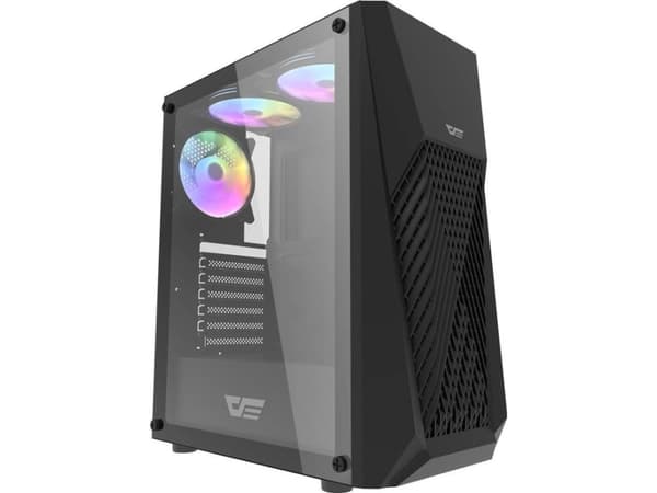 Darkflash DK150 datamaskindeksel + 3 vifter (svart)